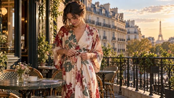 10 astuces pour porter votre robe kimono du jour à la nuit