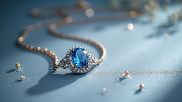 Bijoux bleus : associer la couleur à l'argent sans faute de goût