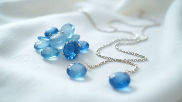 Bijoux bleus : associer la couleur à l'argent sans faute de goût