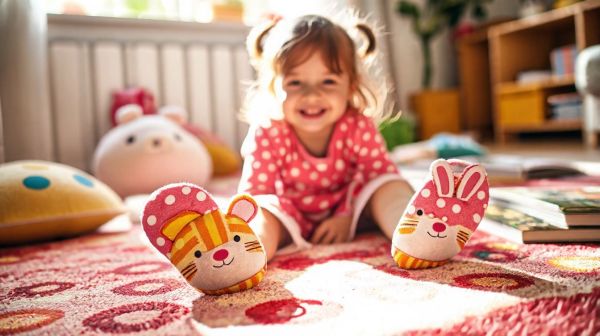 Découvrez les chaussons animaux adorables pour filles