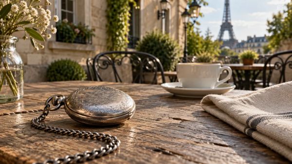 Les éléments essentiels d'une montre à gousset : chaîne, boîtier et cadran