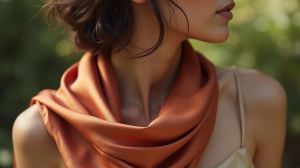 Protégez vos cheveux avec un foulard en satin élégant