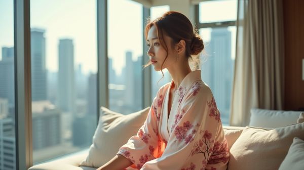 Robe kimono : comment la porter du bureau à la soirée